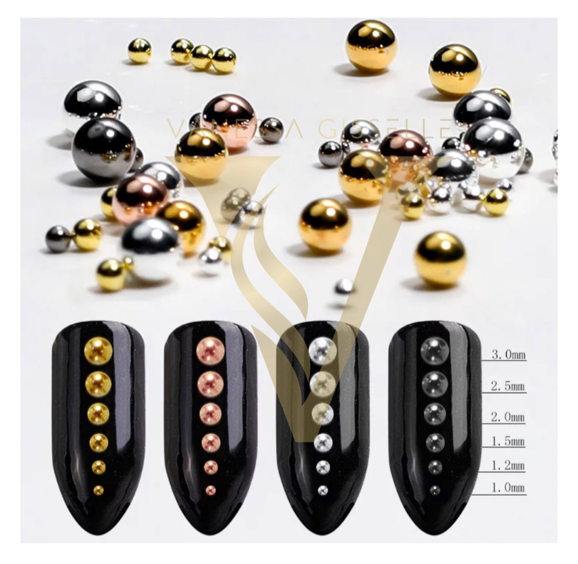Caviar beads 4 colors