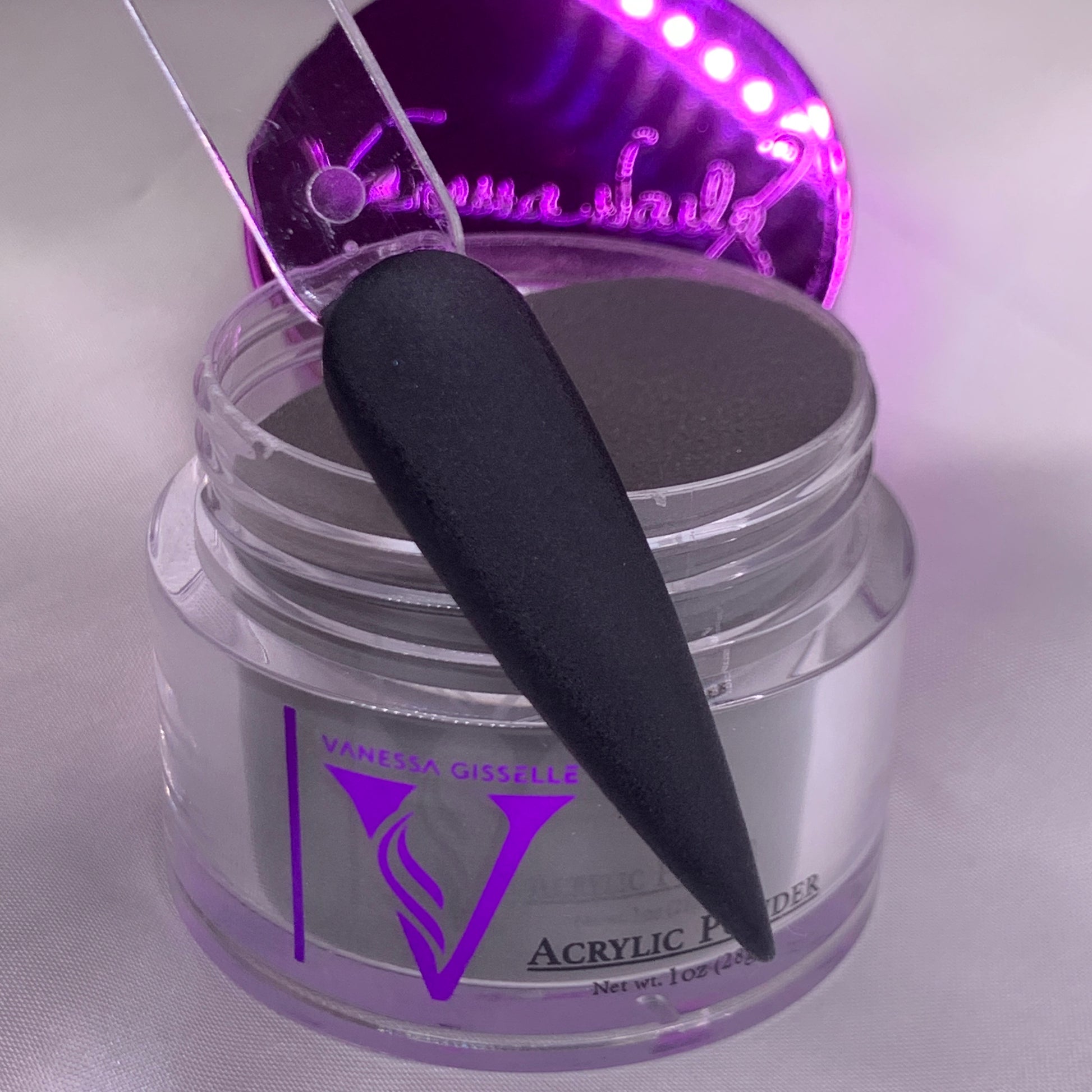 Black #042- Acrylic Powder – Vanessa Nailz VN Products LLC